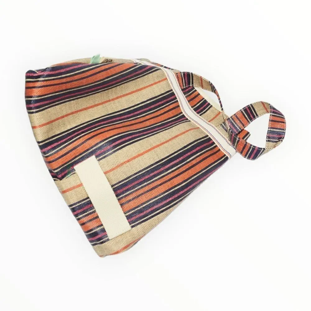 ZARA Kids | Orange | STRIPED FABRIC SHOPPER